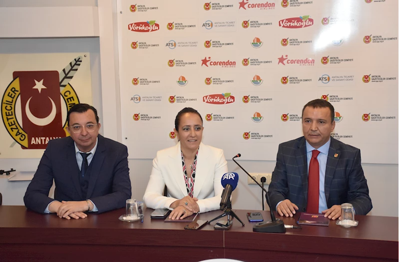 Burdur Valisi Bilgihan Antalya Gazeteciler Cemiyeti ziyaretinde konuştu: