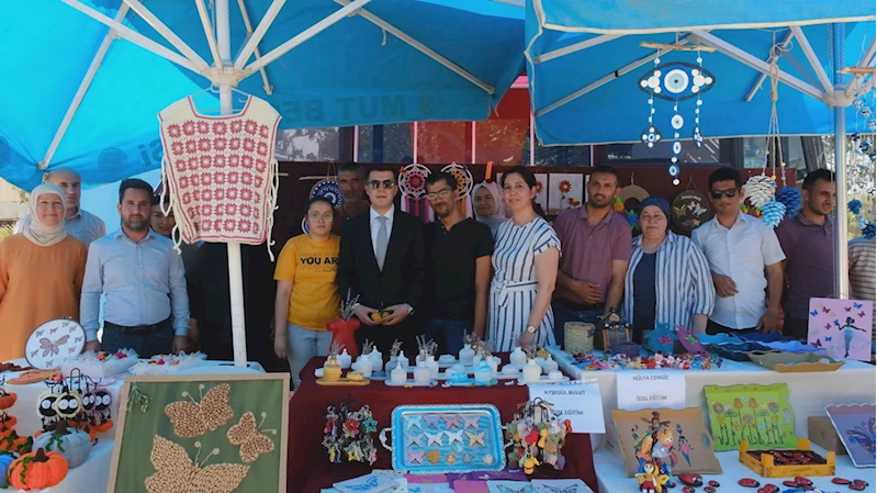 Mut Halk Eğitimi Merkezinin yıl sonu sergisi açıldı
