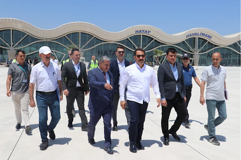 Hatay Havalimanı, PAT sahalarındaki çalışmalar nedeniyle 1 Ağustos-1 Eylül