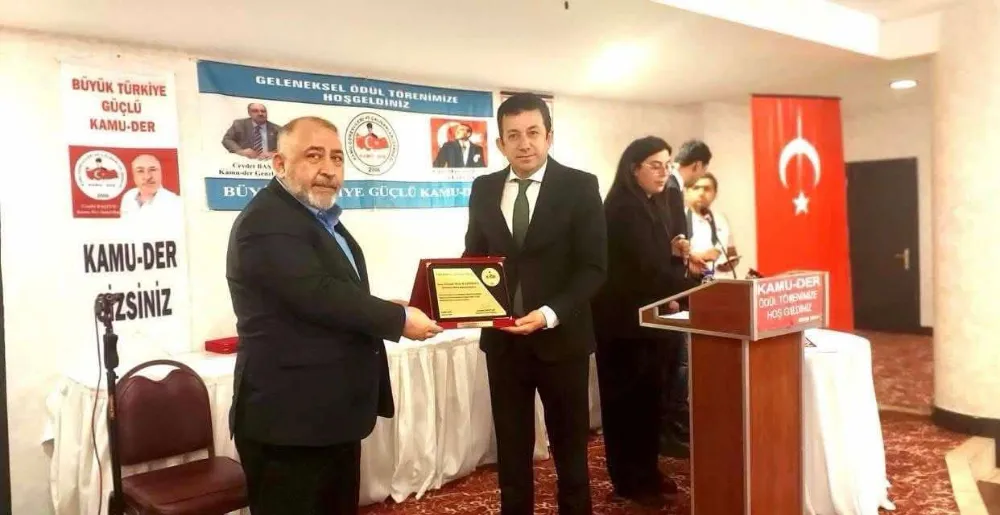 Başkan Kadıoğlu’na Ankara’dan Ödül