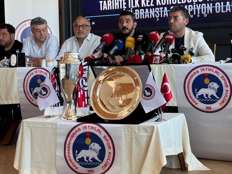 Kahramanmaraş İstiklalspor yetkilileri basın mensuplarıyla buluştu