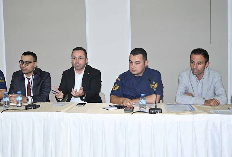Manavgat’ta deniz ve ırmak turizmi için güvenlik toplantısı düzenlendi