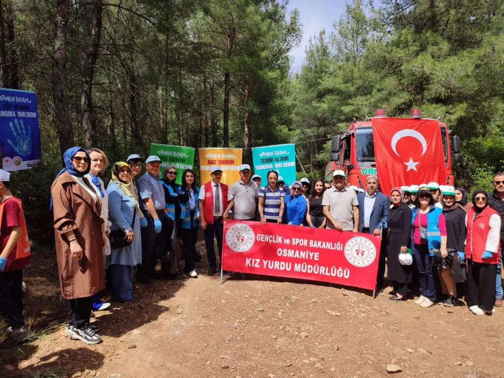 Osmaniye’de “Orman Benim” Kampanyası Kapsamında farkındalık etkinliği düzenlendi