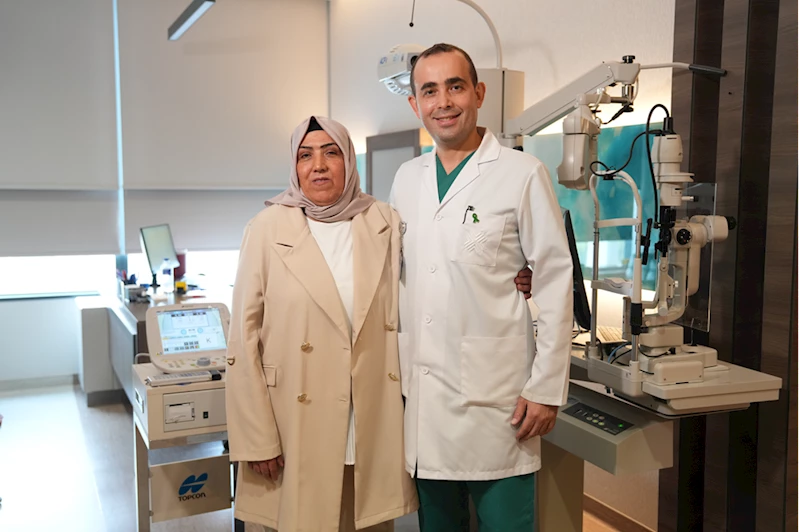 Görme kaybıyla 20 yıldır mücadele eden hasta Medipol