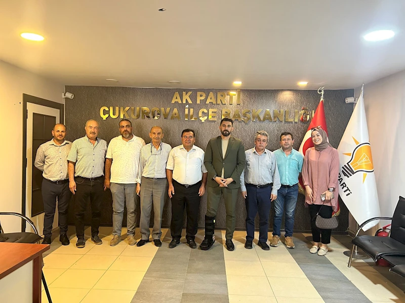 Sağlık-Sen Adana Şubesinden AK Parti il ve ilçe başkanlıklarına ziyaret