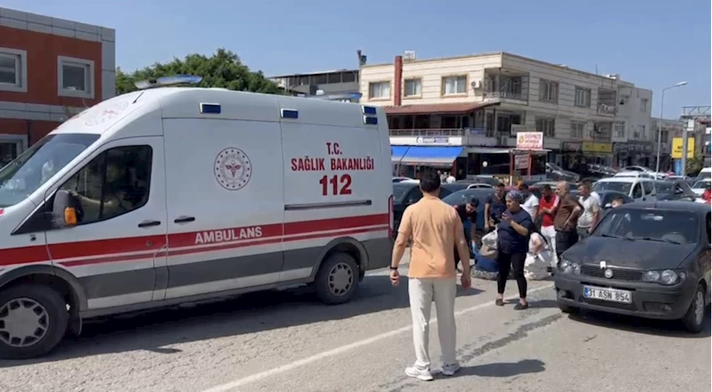 Hatay’da otomobilin çarptığı yaya yaralandı