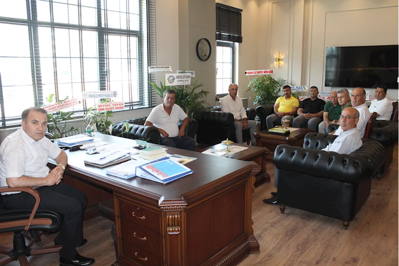 Anamur-Bozyazı Ziraat Odası yönetiminden Kaymakam Duru