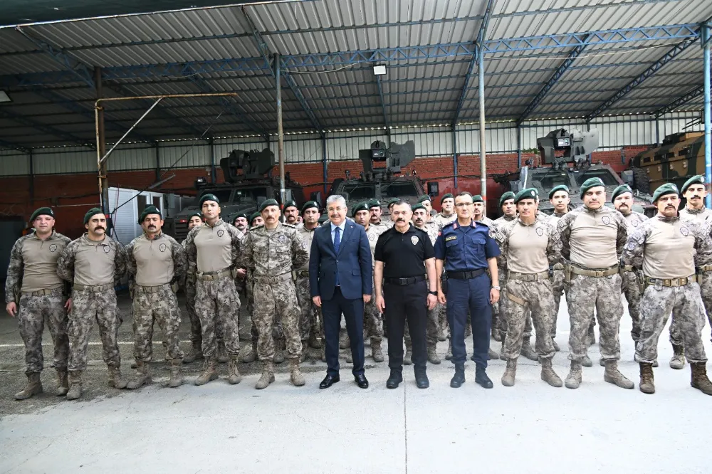 Özel Harekât Polisleri dualarla Suriye’ye uğurlandı