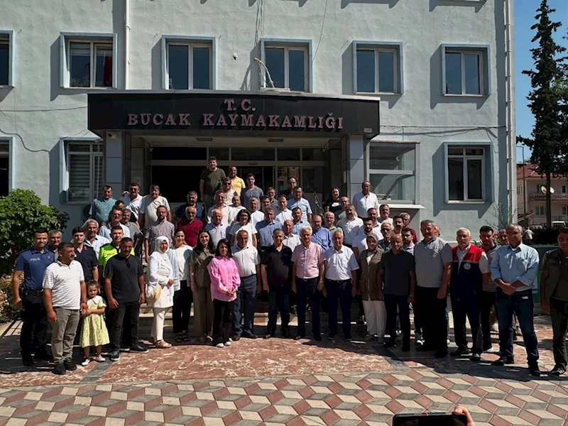 Bucak Kaymakamı Bayram Gale ilçeye veda etti