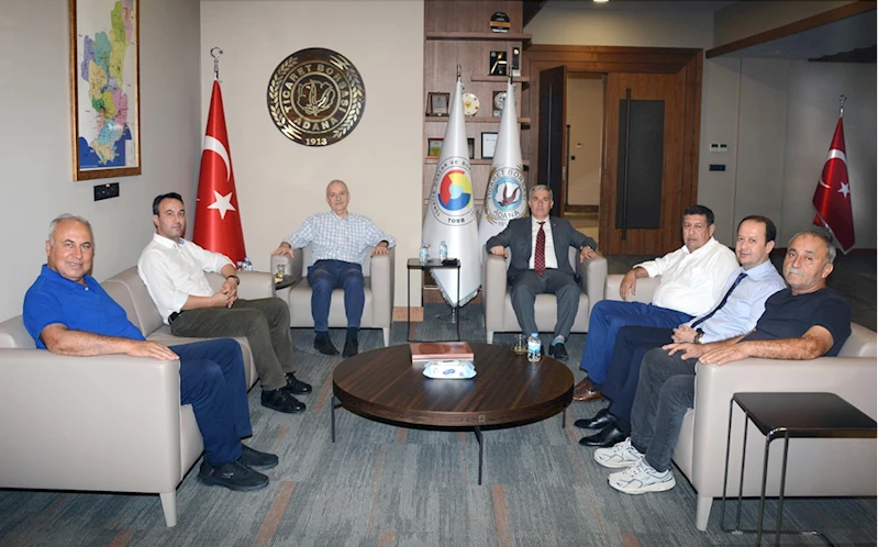 TKDK Adana-Mersin Koordinatörü Beytullah Uygur, Adana Ticaret Borsasını ziyaret etti