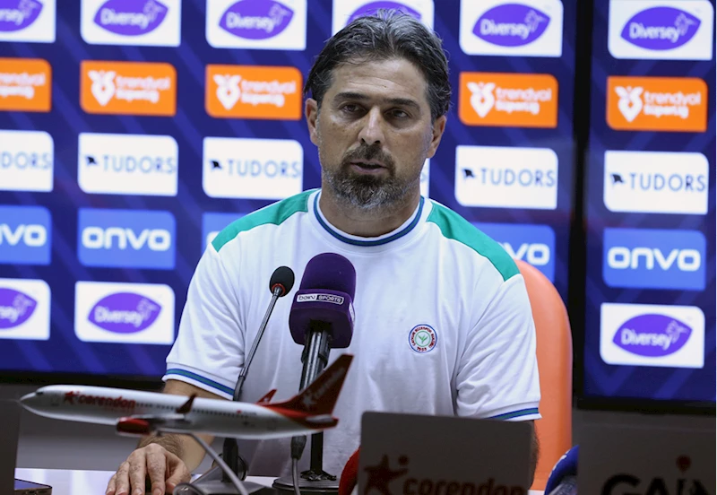 Corendon Alanyaspor-Çaykur Rizespor maçının ardından