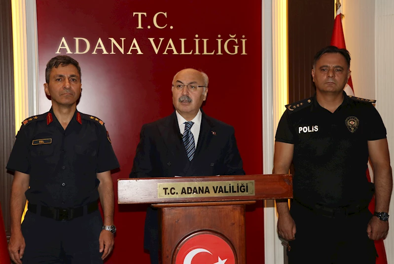 Adana Valisi Yavuz Selim Köşger, temmuzdaki asayiş olaylarını değerlendirdi: