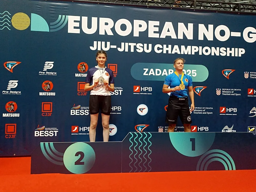 Osmaniyeli sporcu Nurefşan Pala’dan Avrupa ikinciliği