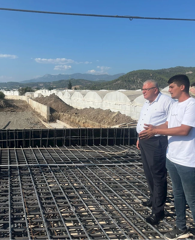 Kumluca Kaymakamı Güneş, Yapraklı deresindeki ıslah çalışmalarını inceledi