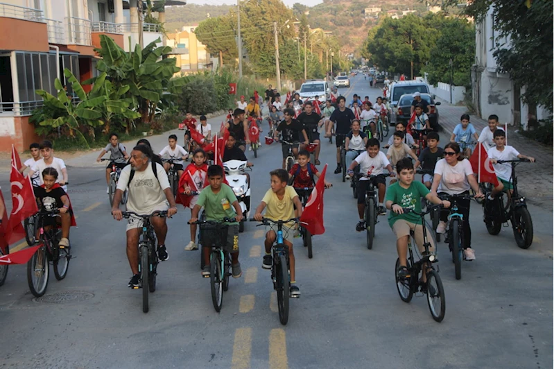 Bozyazı ilçesinde bisiklet turu düzenlendi