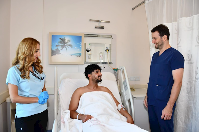 Trafik kazası sonrası hastanede 