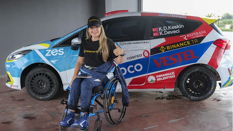Binance TR, bedensel engelli ralli pilotu Kübra Denizci Keskin