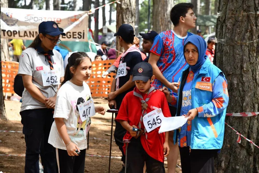 Zorkun’da 180 sporcu oryantiring için yarıştı