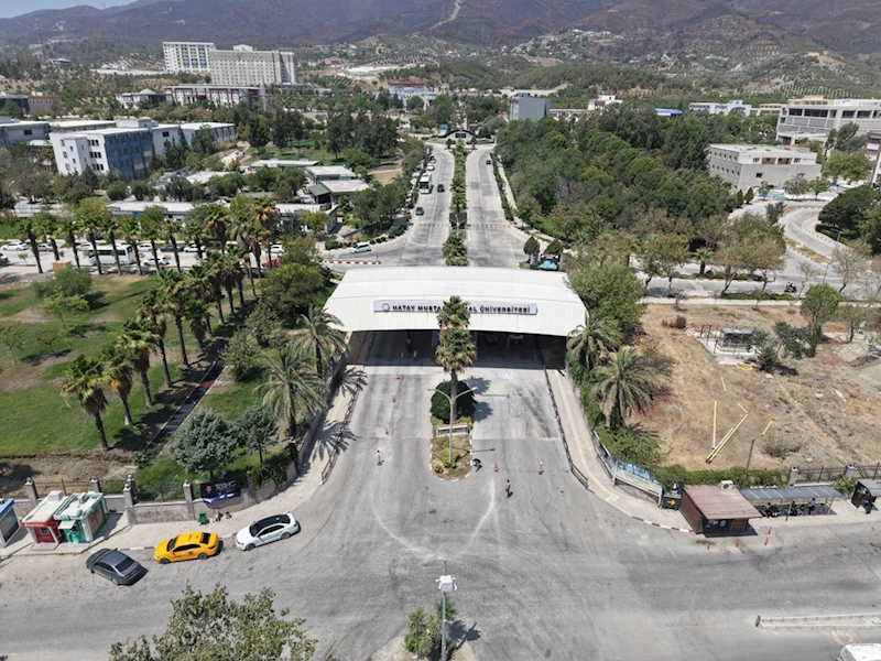 Depremden etkilenen Hatay Mustafa Kemal Üniversitesi yüz yüze eğitime hazırlanıyor
