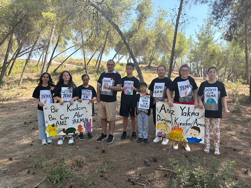 Adana’da özel gereksinimli çocuklardan yangın farkındalığı etkinliği
