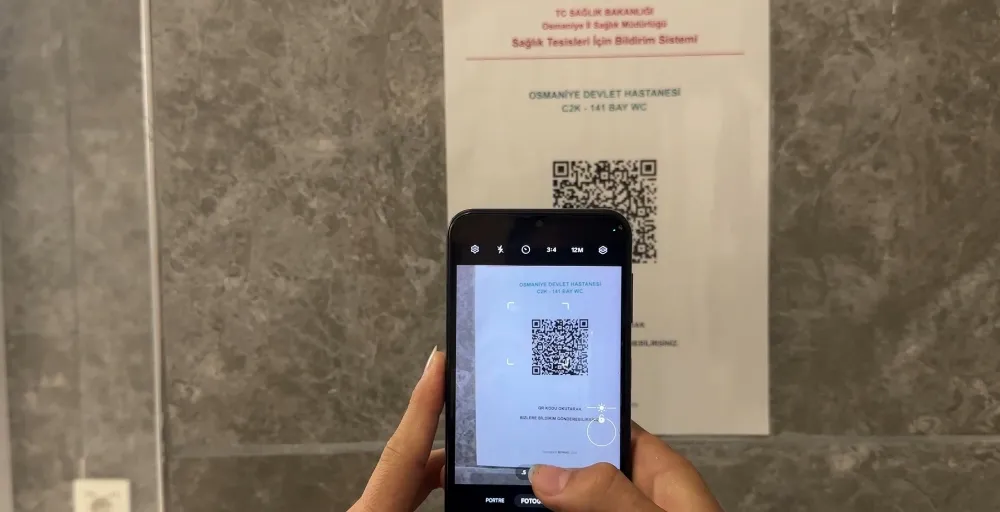 Osmaniye’de sağlık tesislerinde QR Kod temizlik uygulaması başladı