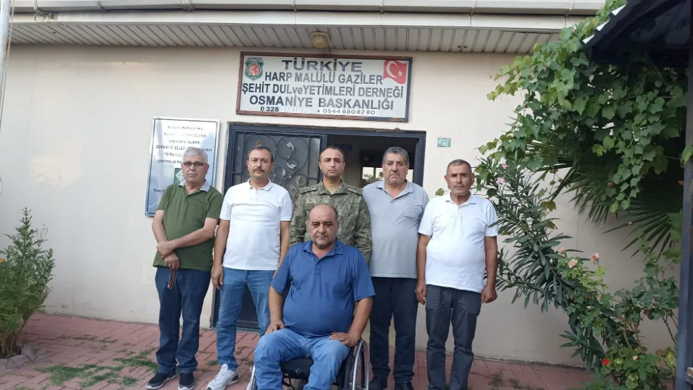 Komando Tugay Komutan Yardımcısı’ndan Şehit Aileleri ve Gaziler Derneği’ne ziyaret