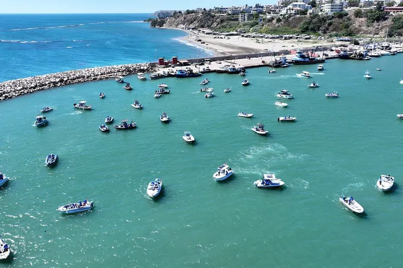 Karataş ilçesinde balıkçılar en büyük balığı yakalamak için yarıştı 