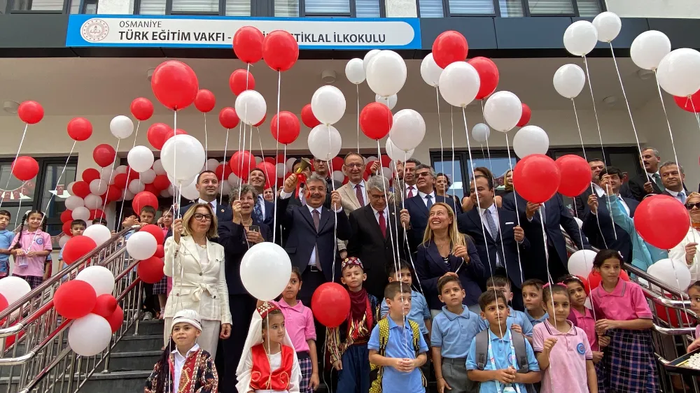 Osmaniye’de depremde yıkılan okul yeniden yapıldı, ilköğretim haftası burada kutlandı