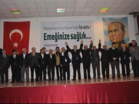 Osmaniye Belediyesi İşçileri İlkleri Yaşamaya Devam Ediyor