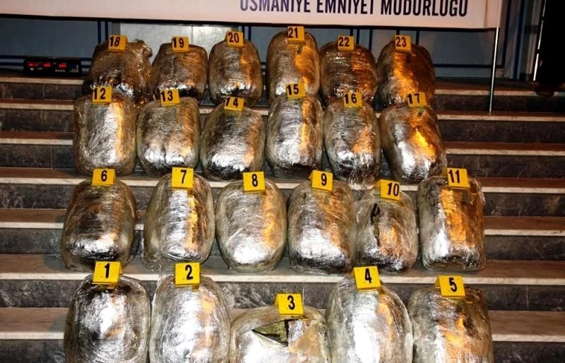 Osmaniye?de 189 kilo esrar ele geçirildi