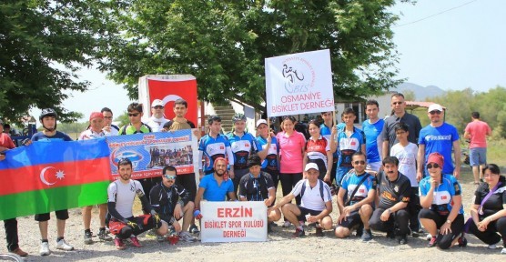 Osmaniye Bisiklet Derneği Kırmıtlı Kuş Cennetine Fidan Dikti