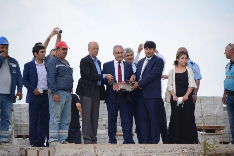 Tıbbi atık sterilizasyon tesisinin temeli atıldı