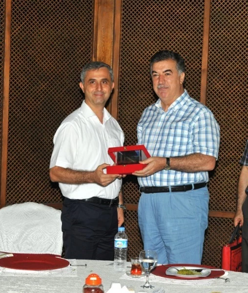 Kaymakam ve Jandarma Komutanına veda yemeği