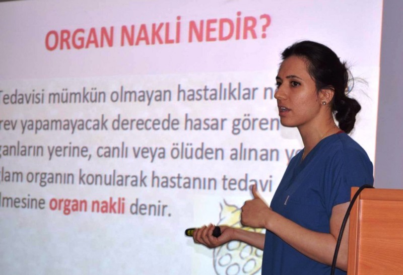 Hastane personeline organ bağışı ve naklinin önemi anlatıldı