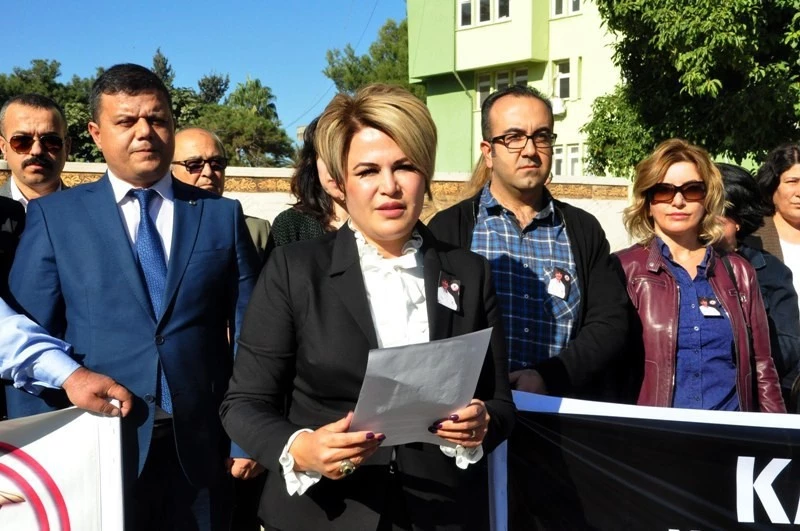 Osmaniye`de Dr. Aynur Dağdemir`in öldürülmesi protesto edildi