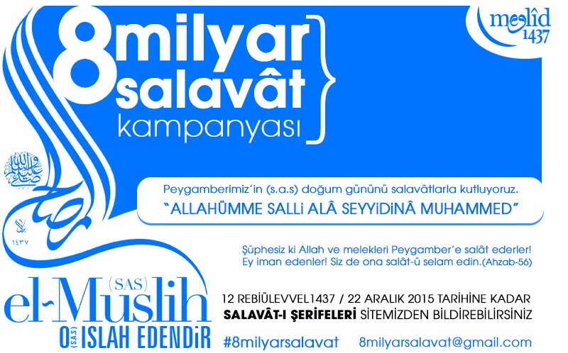 Radyo İhsan?dan Salavât-ı Şerife Kampanyasına davet...