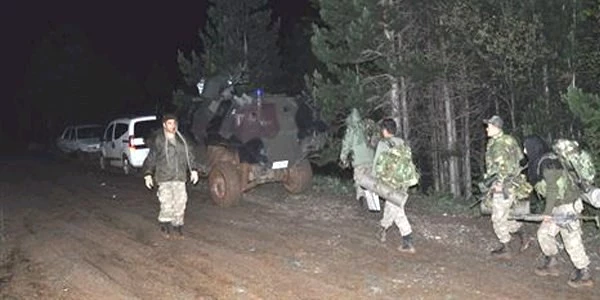 Zorkun`da PKK sığınağı bulundu