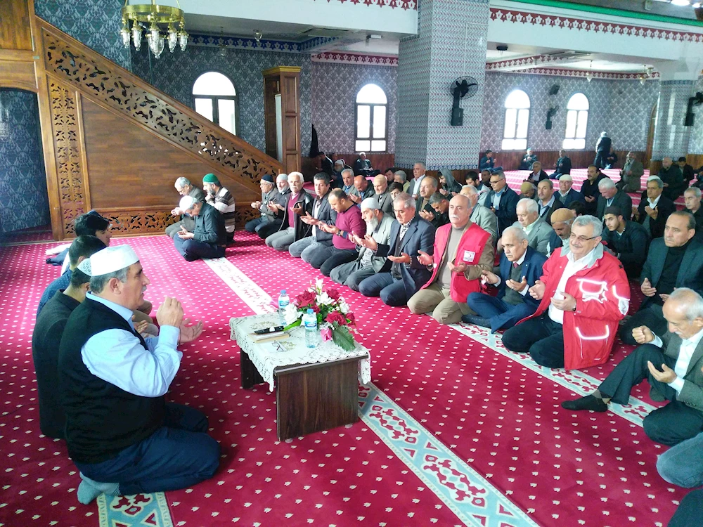 Kızılay Bağışçısı B. Sait Gülcan İçin Mevlit Okutuldu