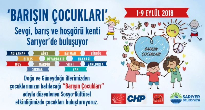  Barışın Çocukları Sarıyer?e Geliyor
