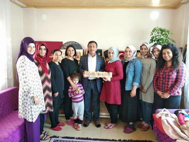  Başkan  Demirci`den Genç Girişimci Bayanlara Ziyaret