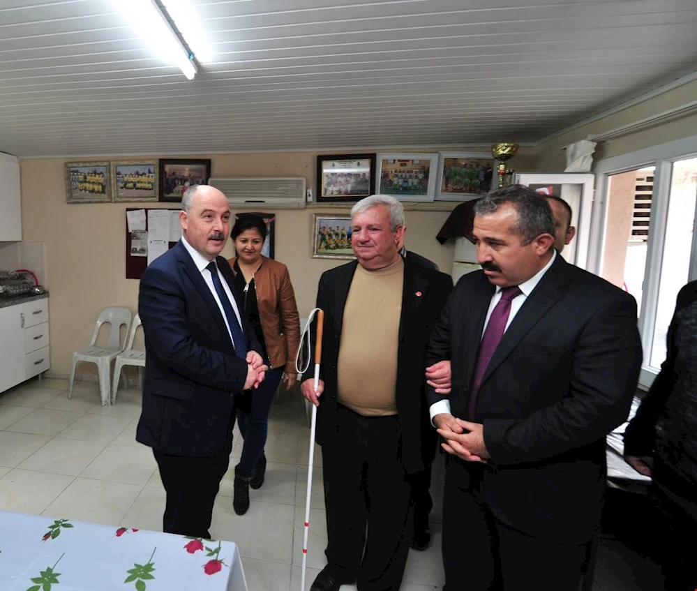 Vali Coşkun?dan Engelli Derneklerine Ziyaret