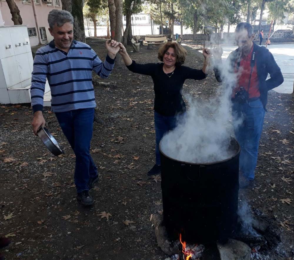 Düziçi`nde Haşlanmış Yerfıstığı Festivali