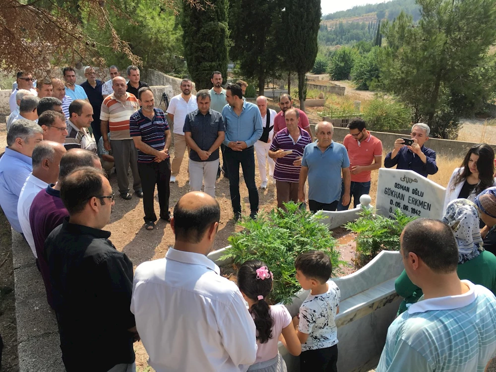 Gazeteci Erkmen, ölüm yıldönümünde dualarla anıldı