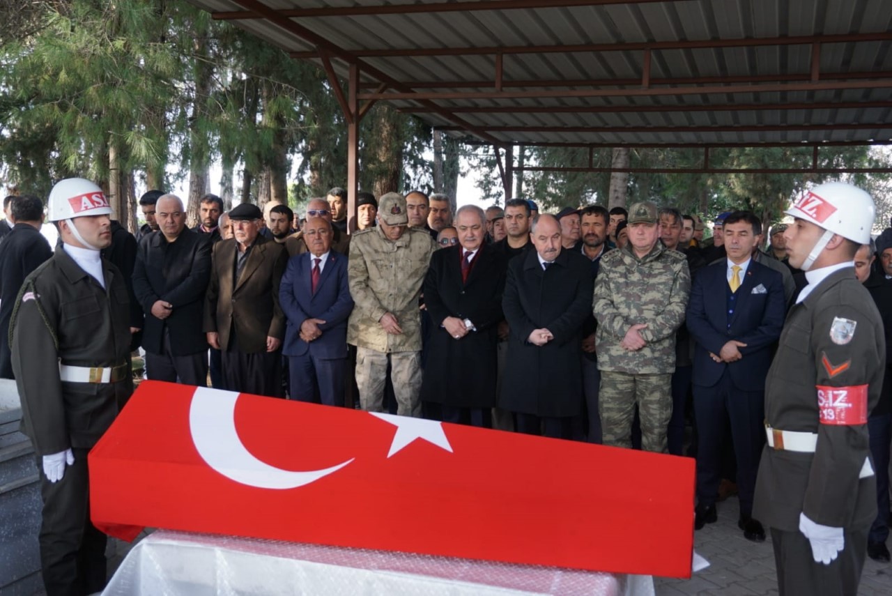 Kıbrıs Gazisi Ümmet Dalkıran, askeri törenle uğurlandı