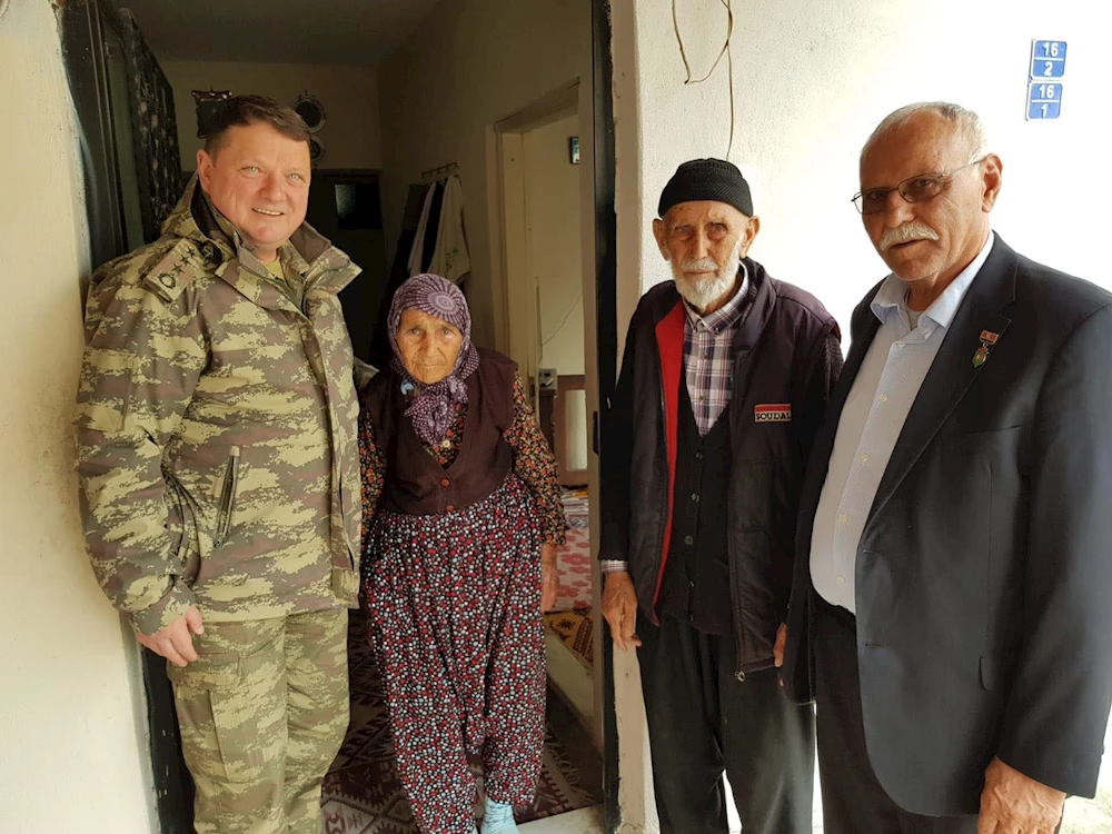 Garnizon Komutanı Sancaktar`dan şehit ailelerine ziyaret