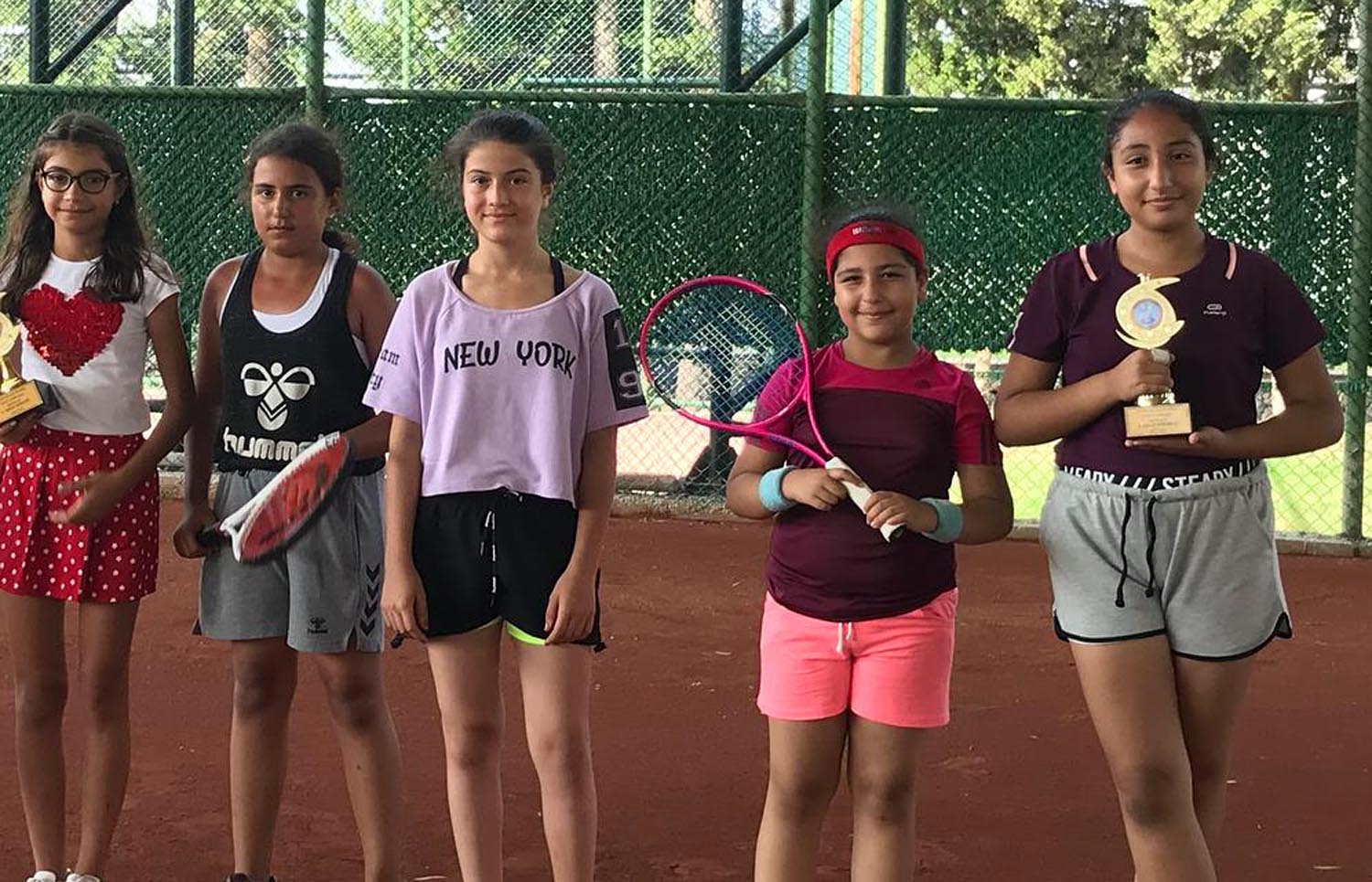 Osmaniye`de 41 sporcu teniste yarıştı